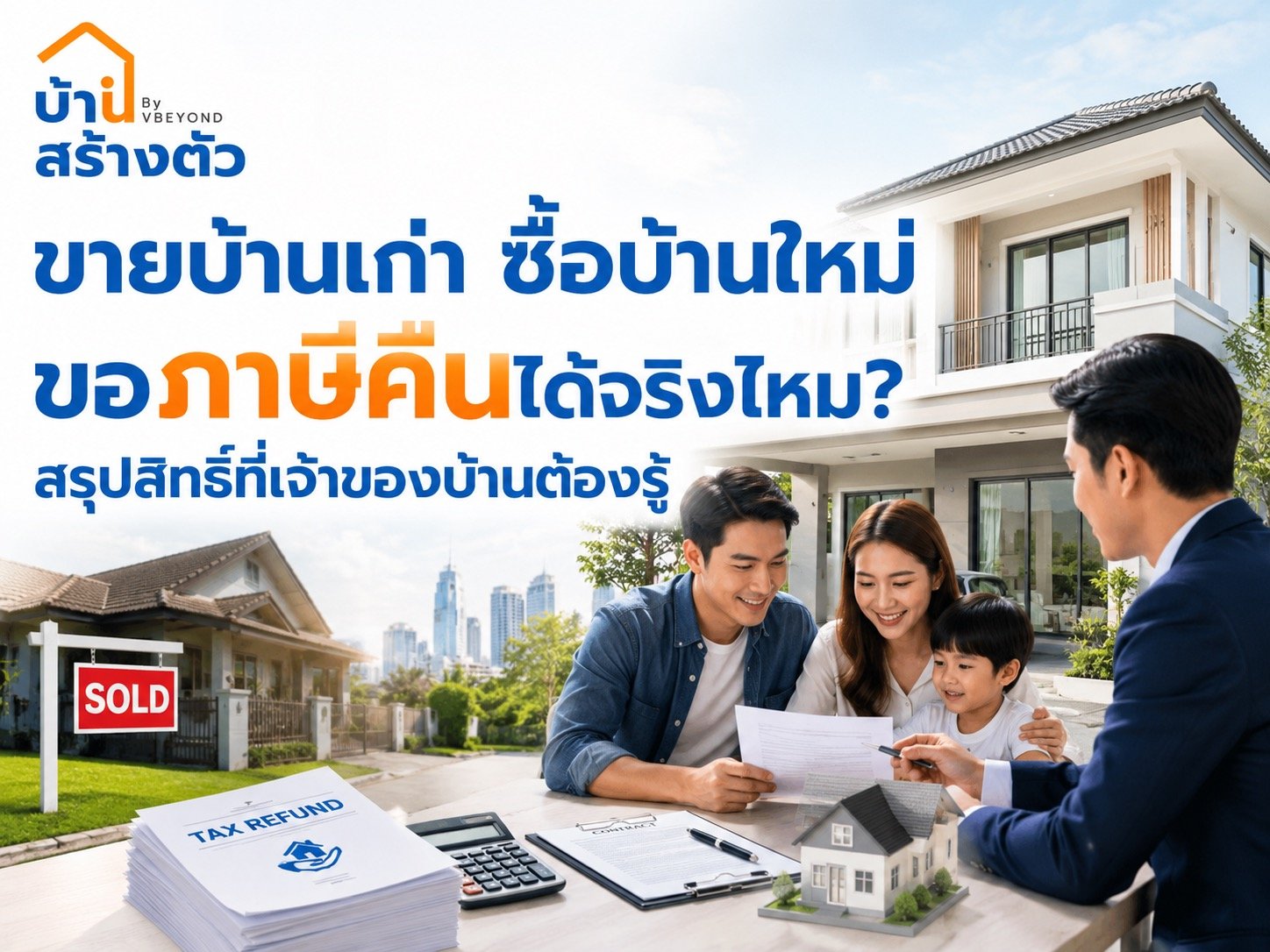 ขายบ้านเก่า ซื้อบ้านใหม่ ขอภาษีคืนได้จริงไหม? สรุปสิทธิ์ที่เจ้าของบ้านต้องรู้