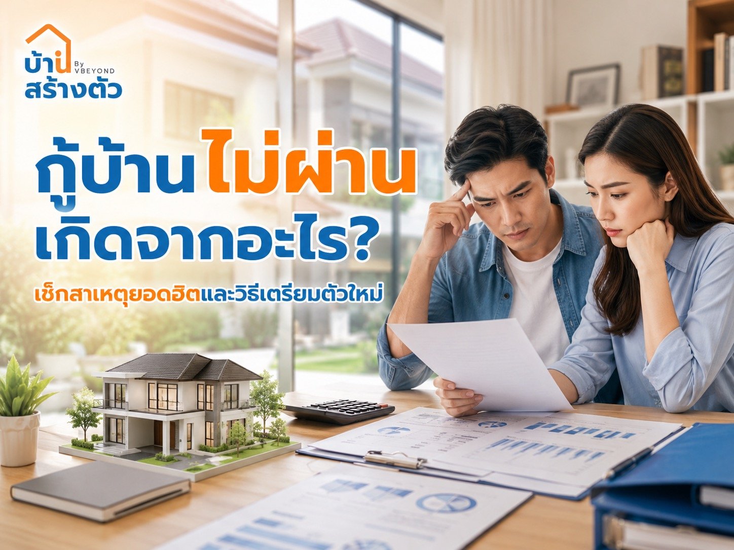 กู้บ้านไม่ผ่านเกิดจากอะไร? เช็กสาเหตุยอดฮิตและวิธีเตรียมตัวใหม่