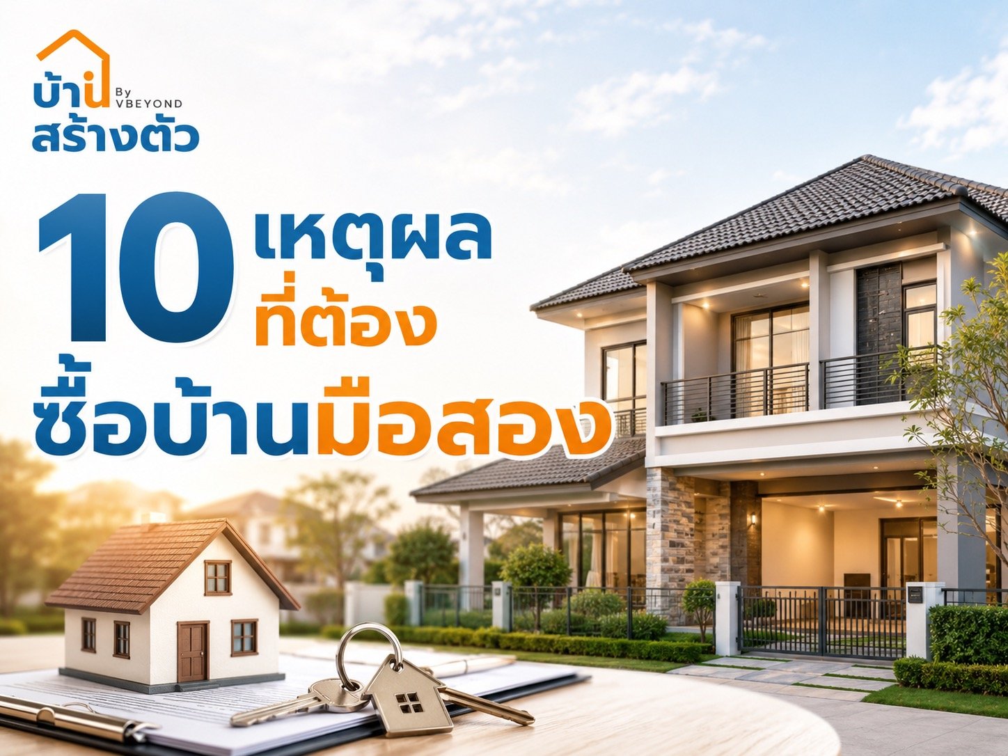 10 เหตุผลที่ต้องซื้อบ้านมือสอง ทางเลือกคุ้มค่าสำหรับคนอยากมีบ้าน