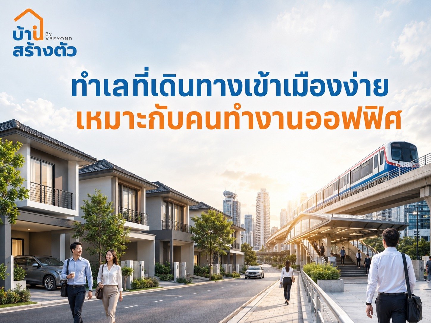 ทำเลที่เดินทางเข้าเมืองง่าย เหมาะกับคนทำงานออฟฟิศ เลือกยังไงให้อยู่สบายและคุมงบได้