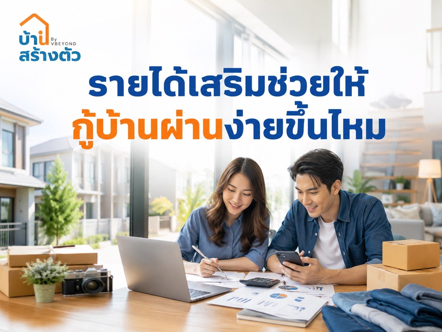รายได้เสริมช่วยให้กู้บ้านผ่านง่ายขึ้นไหม? เตรียมเอกสารยังไงให้ธนาคารเชื่อ